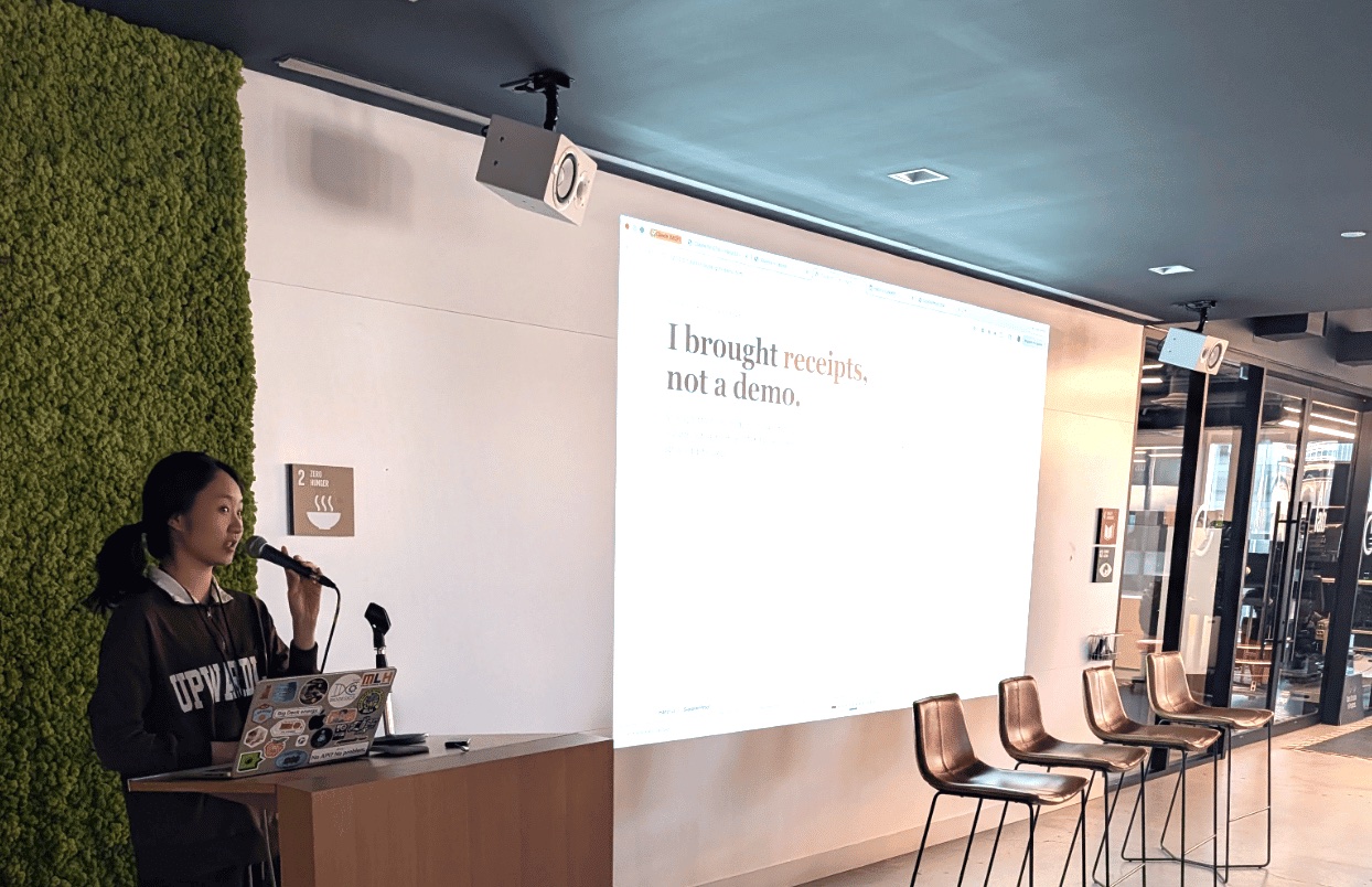 A Northbound presenter demonstrating a practical AI workflow